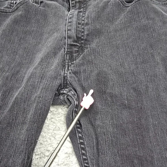 Levis 559 Jeans Mens 38x30 (Fit 38x27.5) Black Relaxed‎ Straight Dark Denim READ - Picture 4 of 16